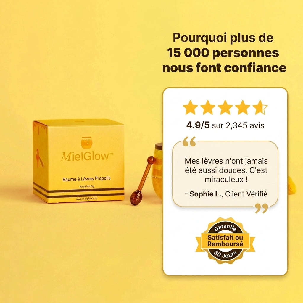 Baume a lèvres au Miel